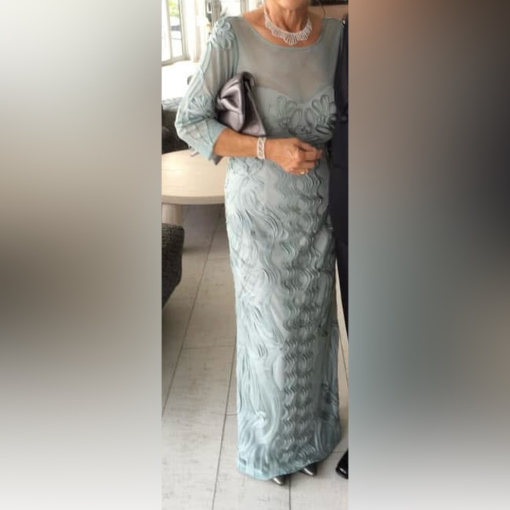 JS Collections Light Sage Green Dress